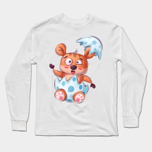 Baby Bear hatching Long Sleeve T-Shirt